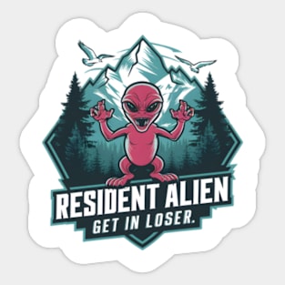 Resident Alien Sticker